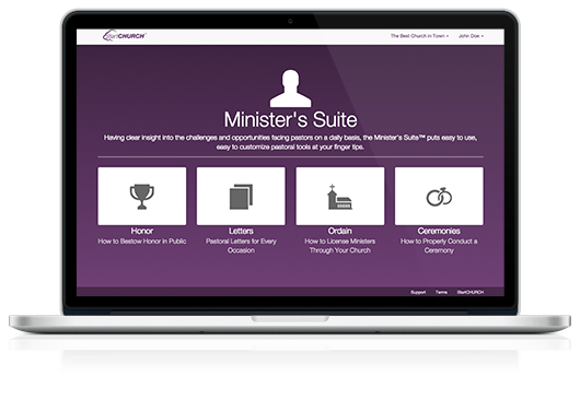 Minister's Suite on a Macbook
